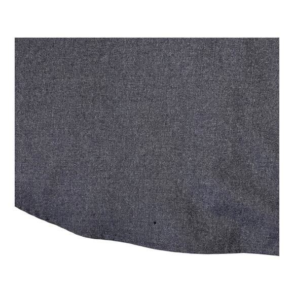 Banana Republic Men’s XL 100% Wool Shirt Charcoal Gray Heritage Fit Button Front - Picture 6 of 11